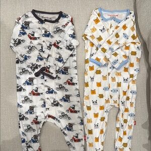 Magnetic Me White Footies - 6-9 mo